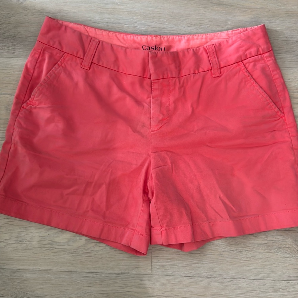 **Caslon Pink High Waist Shorts